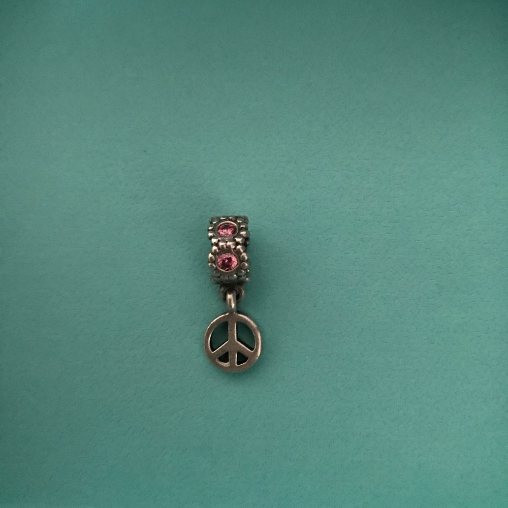 Peace Sign Dangle Pandora Charm